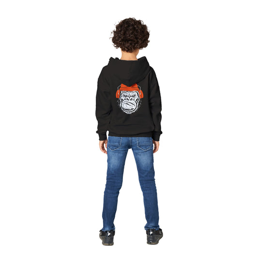 Black Classic Kids Pullover Hoodie