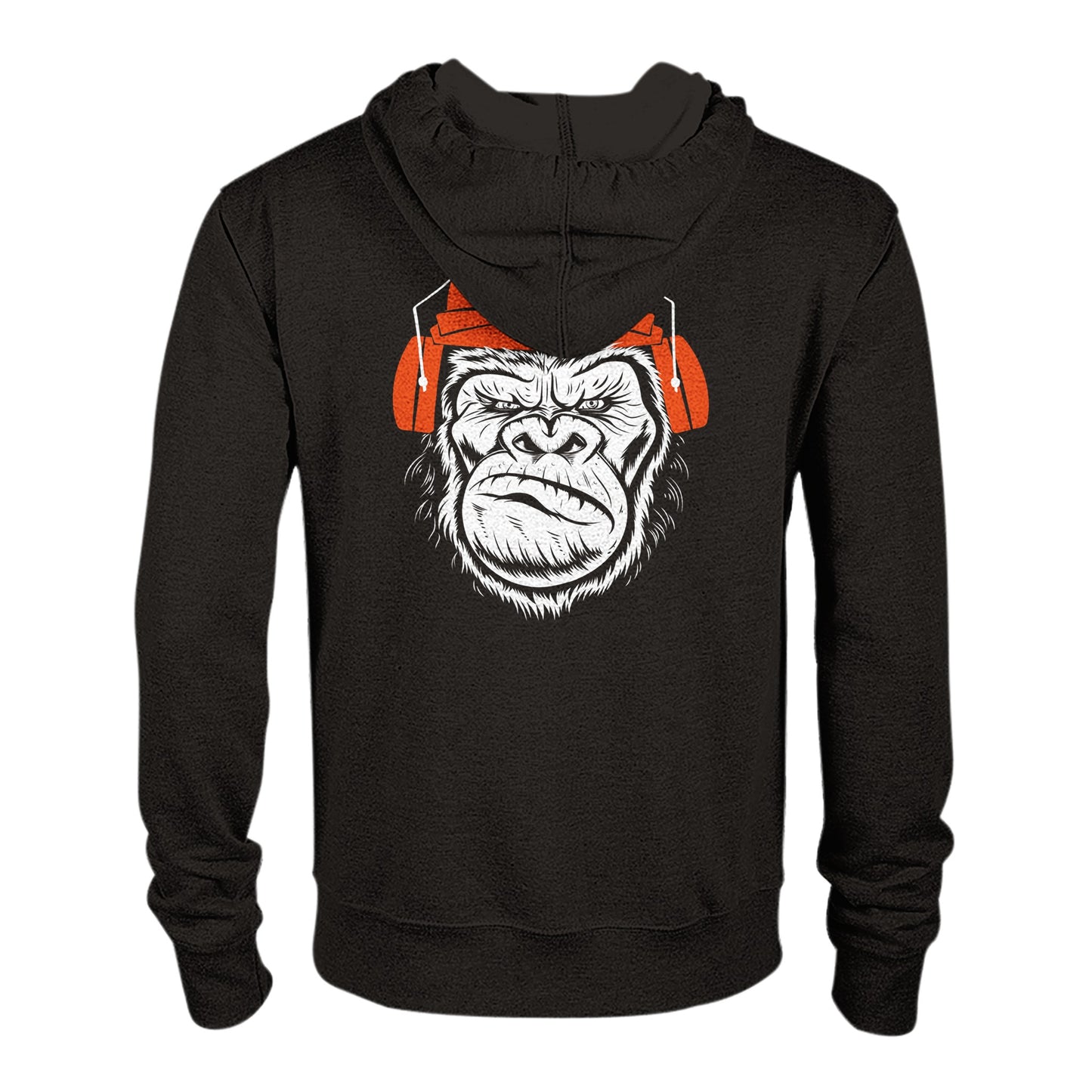 Black Classic Unisex Zip Hoodie