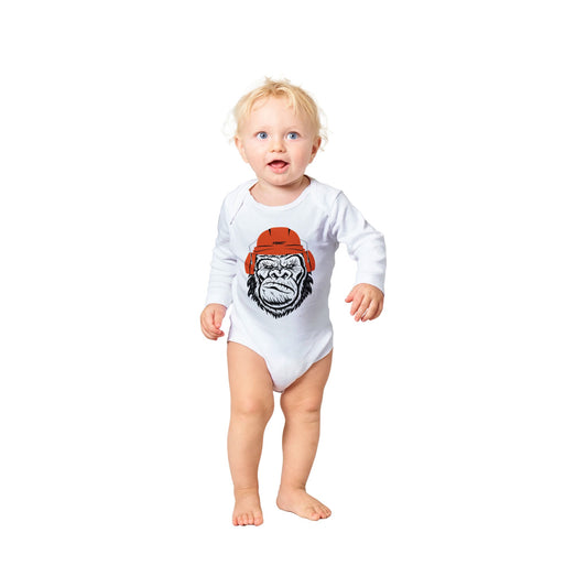Gorilla Classic Baby Long Sleeve Bodysuit