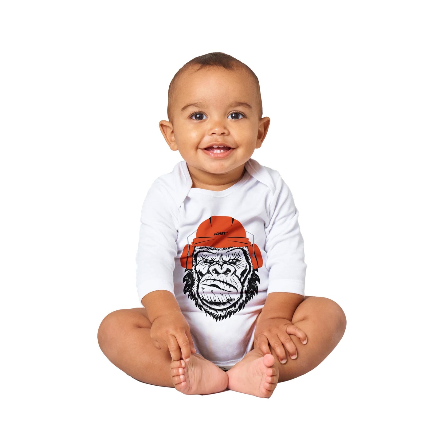 Gorilla Classic Baby Long Sleeve Bodysuit