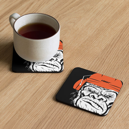Cork-back coaster