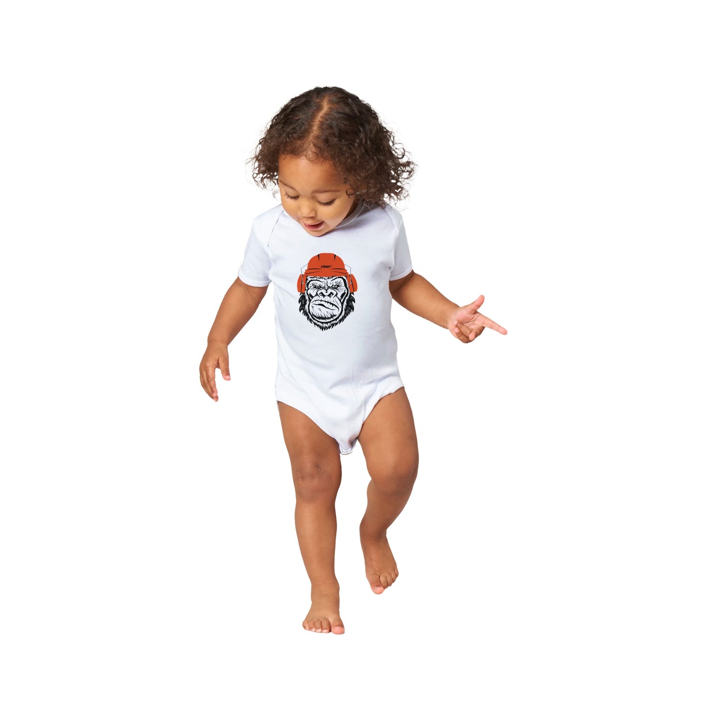 Gorilla Classic Baby Short Sleeve Bodysuit