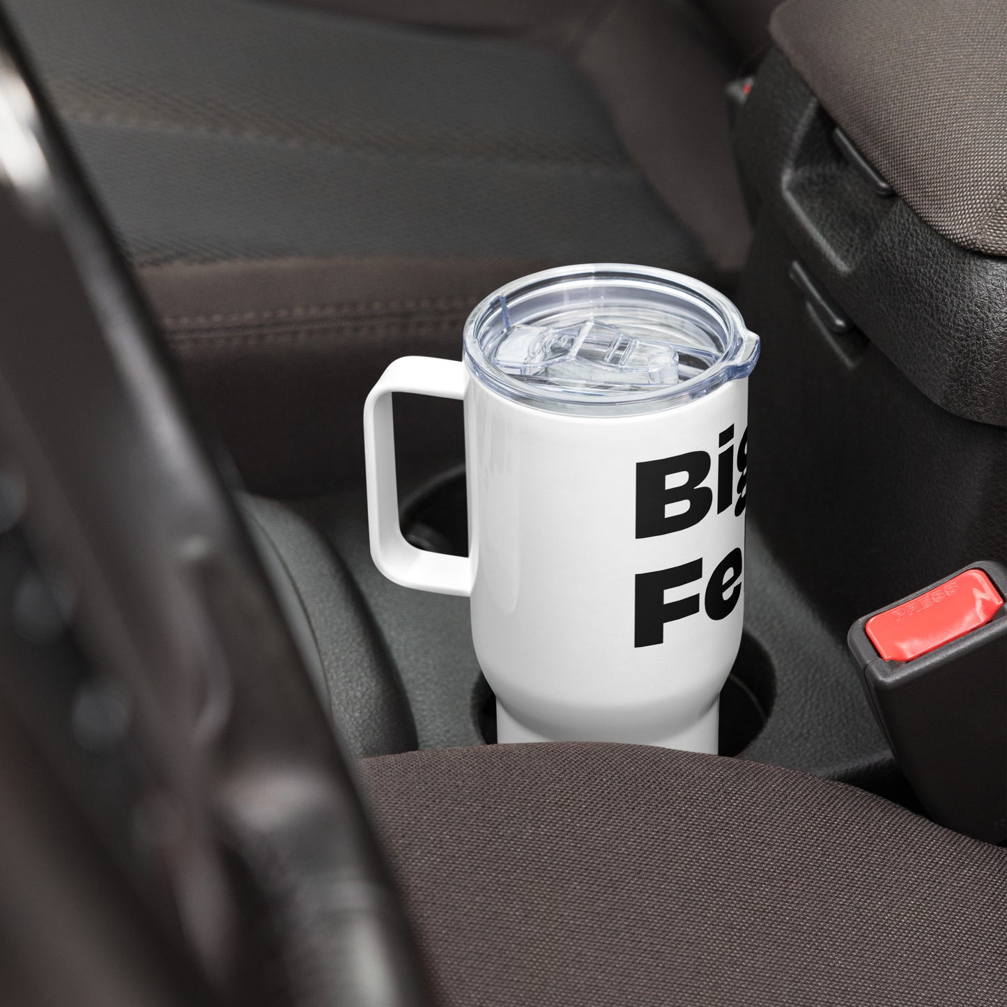 Big Feller Travel mug with a handle