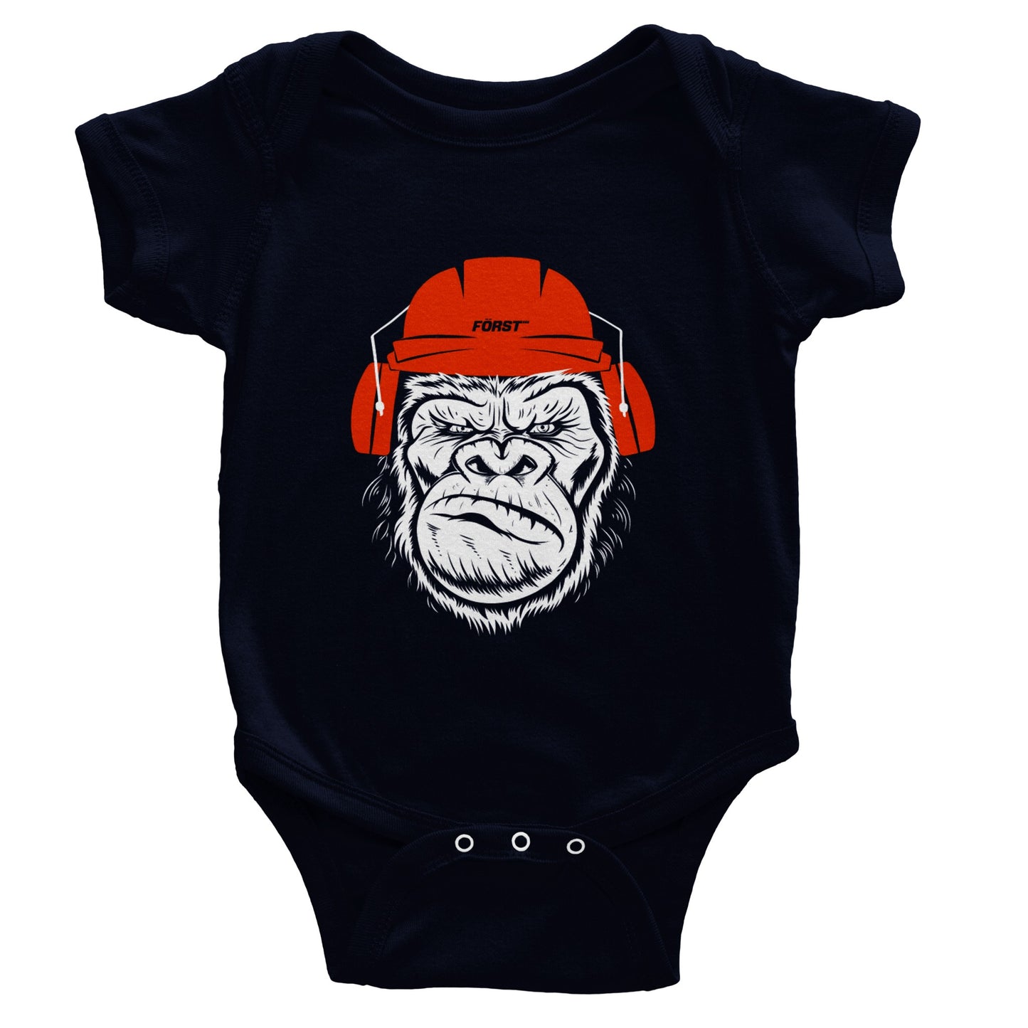 Gorilla Classic Baby Short Sleeve Bodysuit