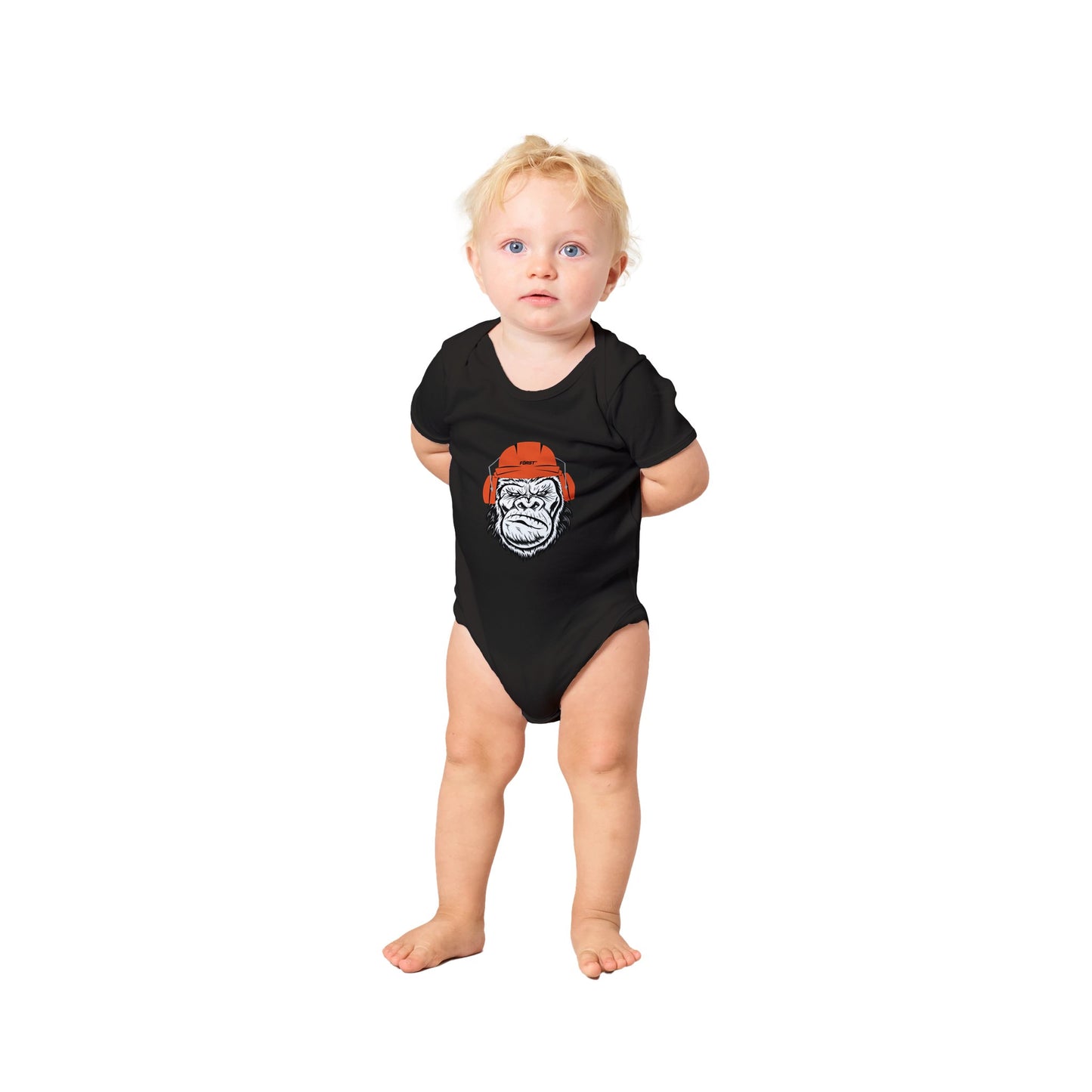 Gorilla Classic Baby Short Sleeve Bodysuit