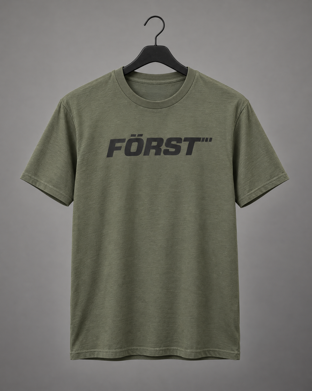 Khaki Först logo t-shirt