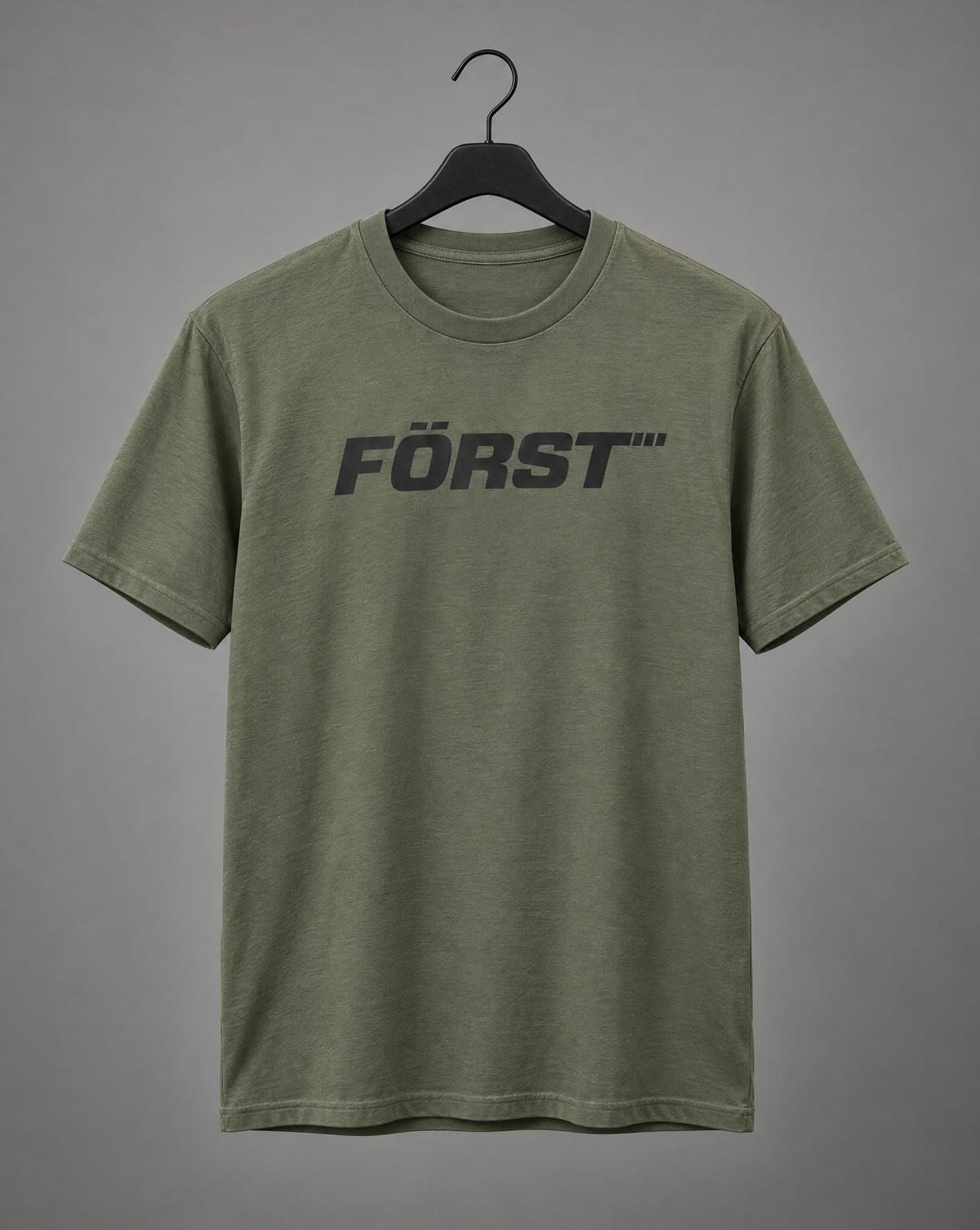 Khaki Först logo t-shirt