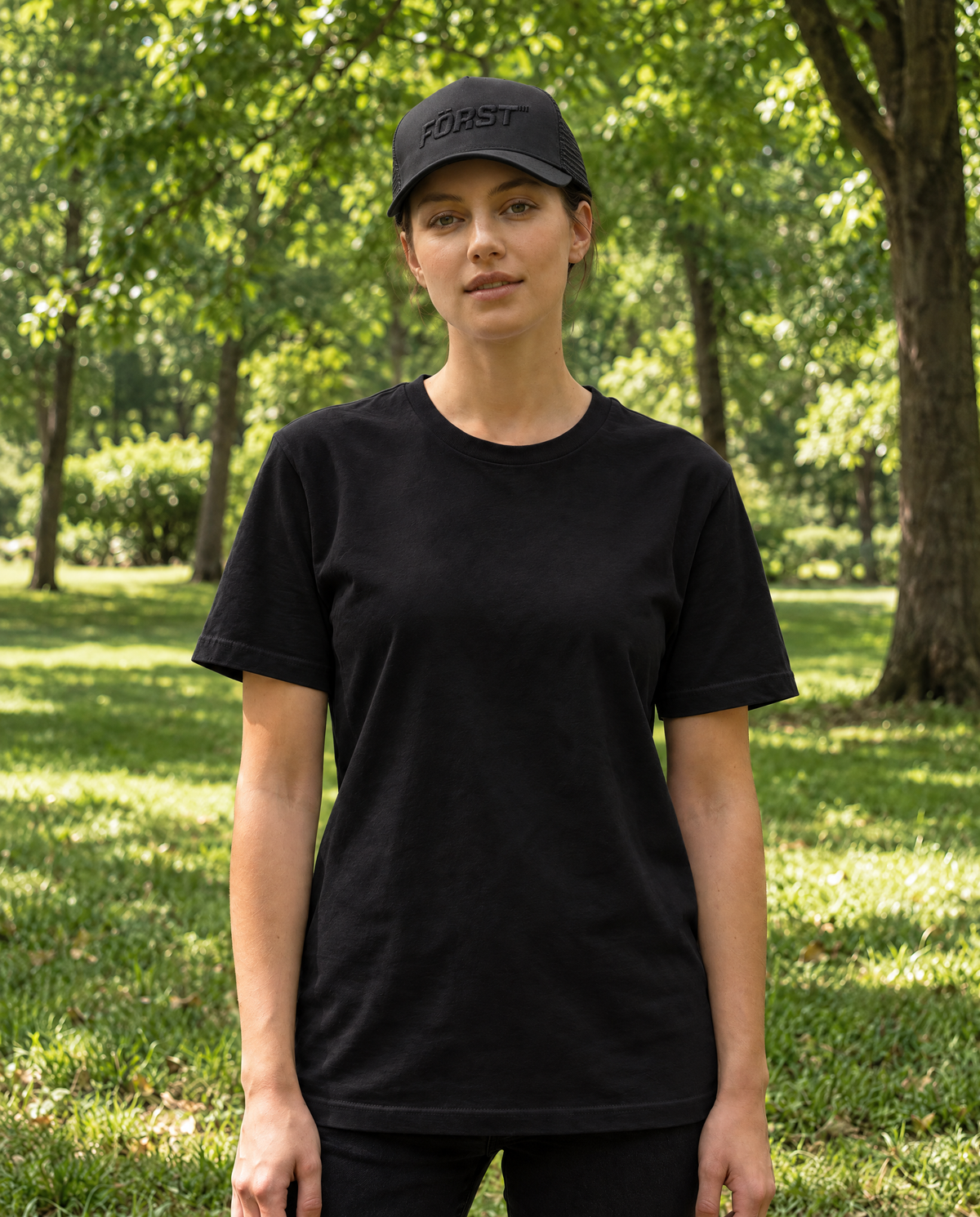 Först logo black cap