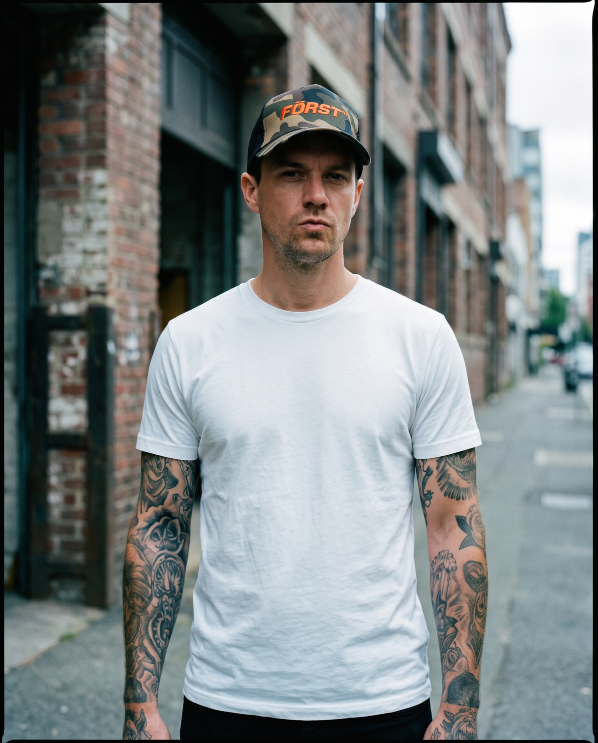 Först logo camo cap
