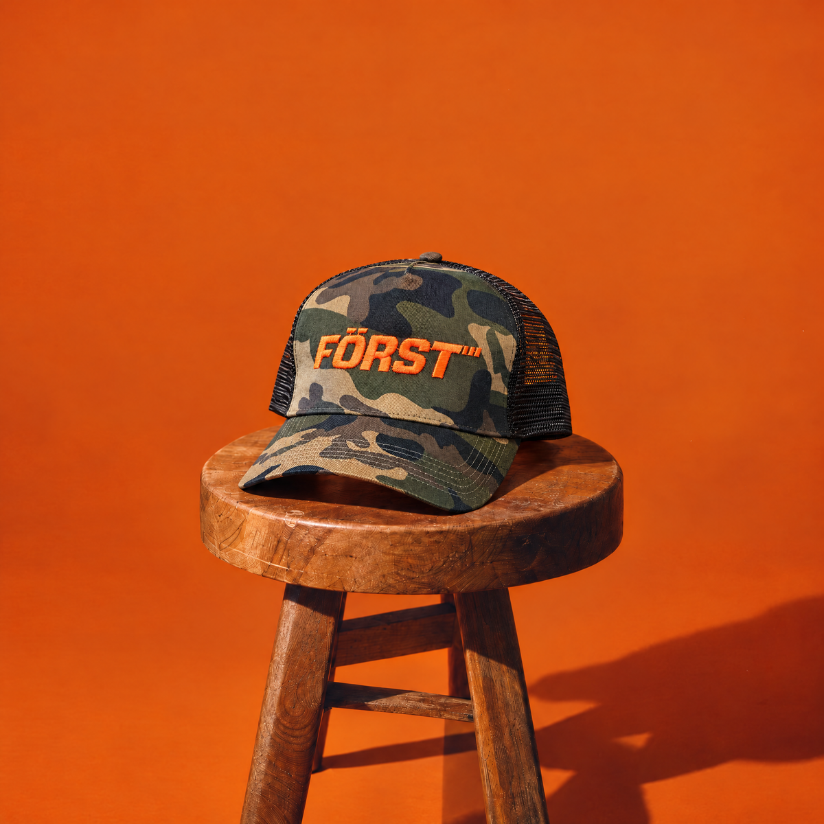 Först logo camo cap