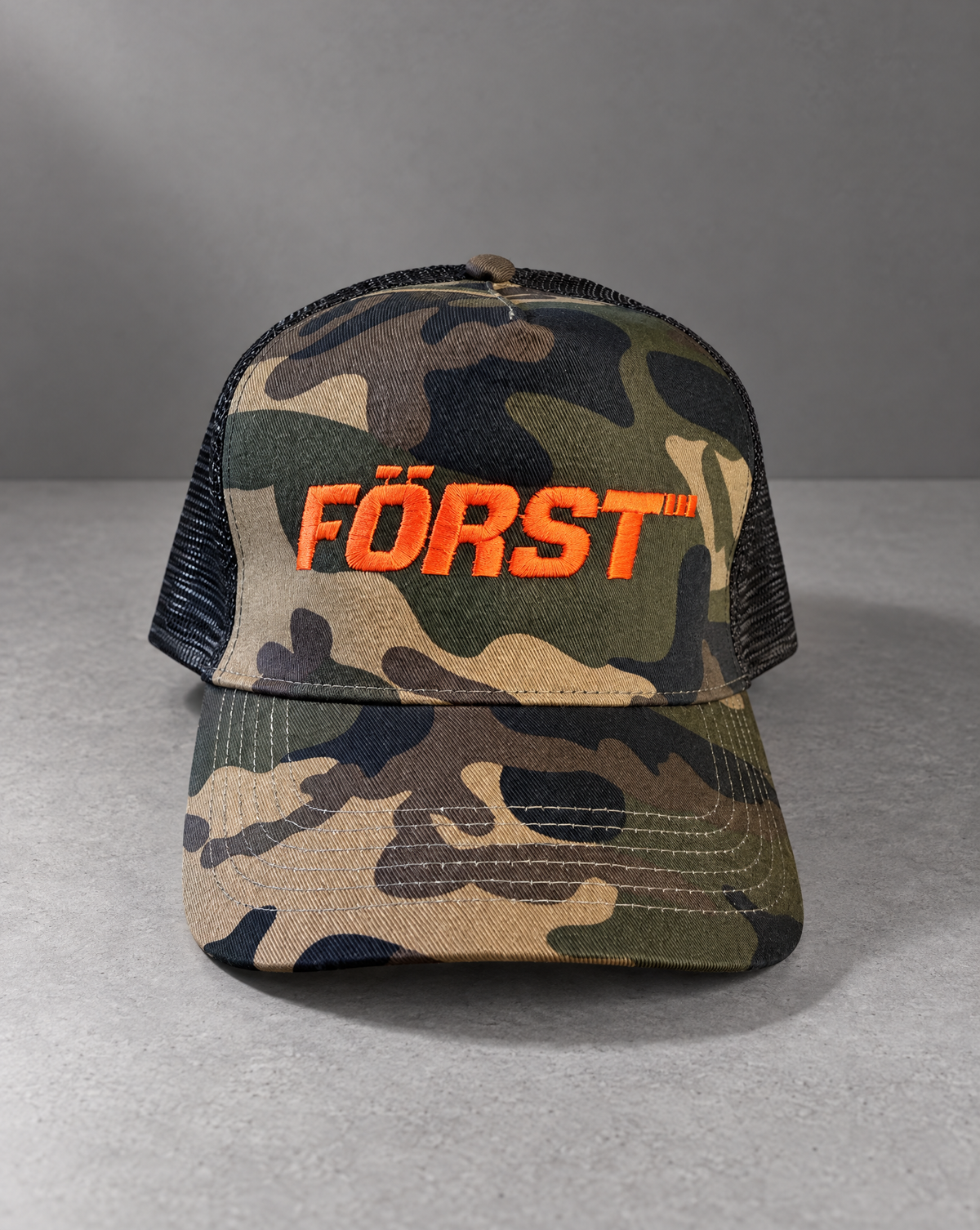 Först logo camo cap