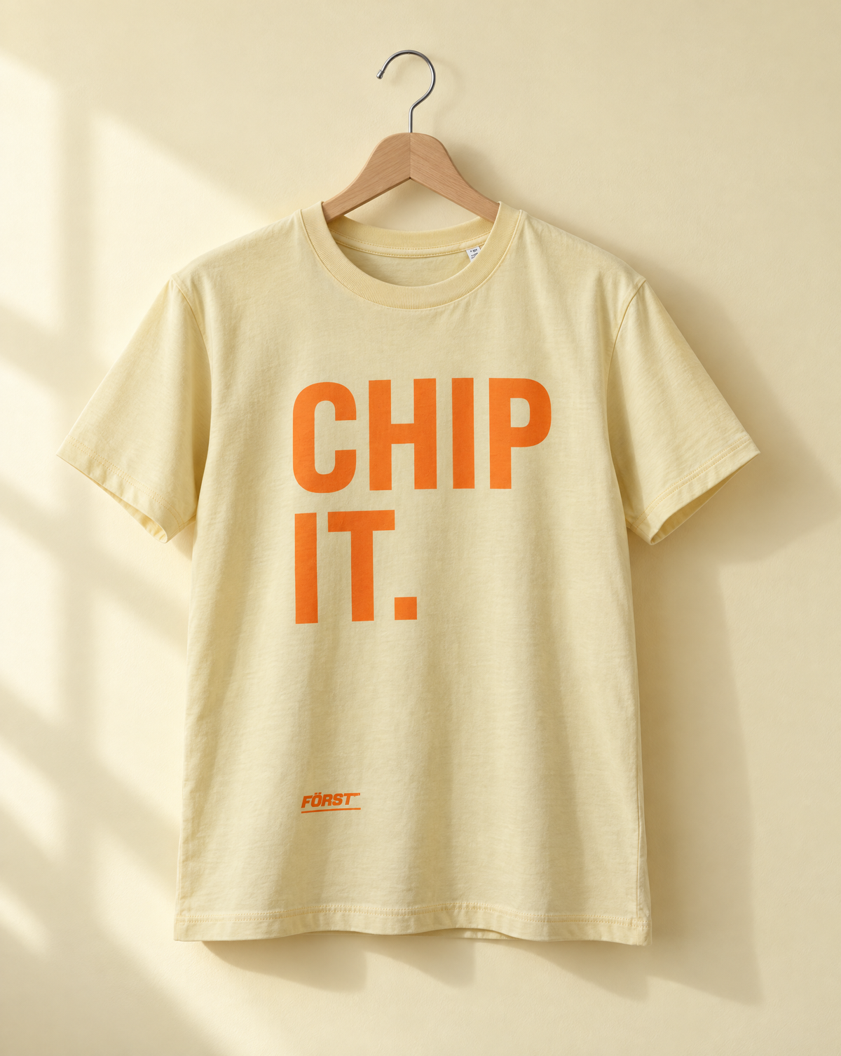 Kids yellow Chip It t-shirt