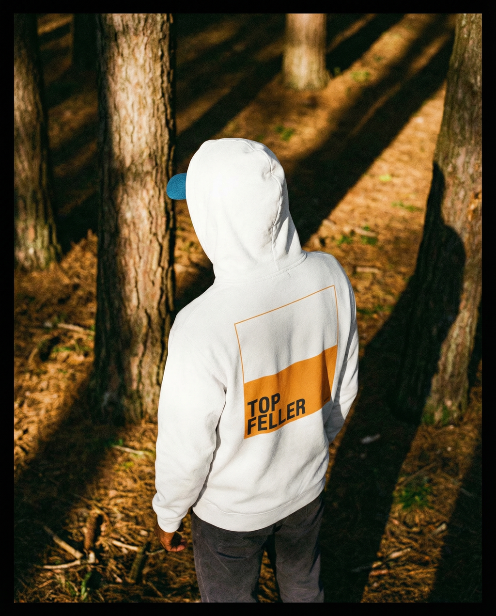 White Top Feller hoodie