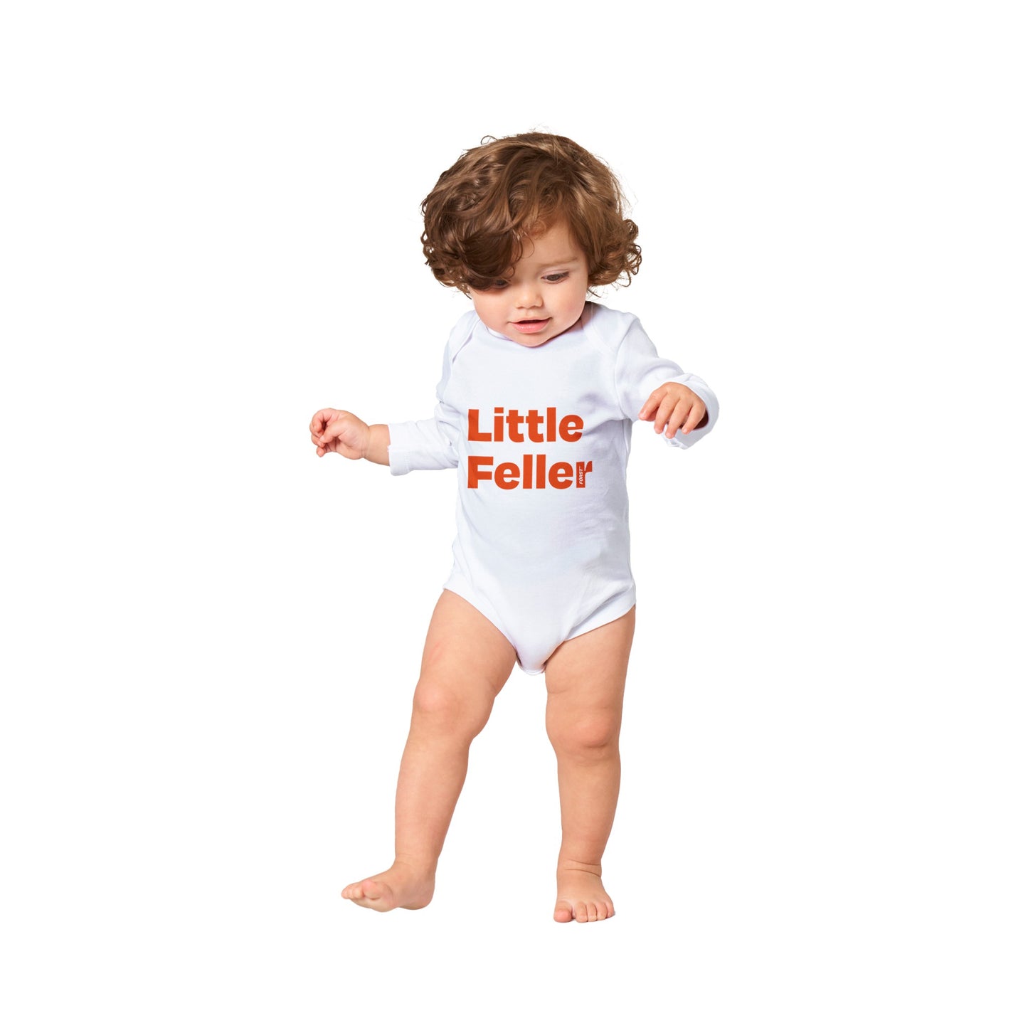 Little Feller Classic Baby Long Sleeve Bodysuit