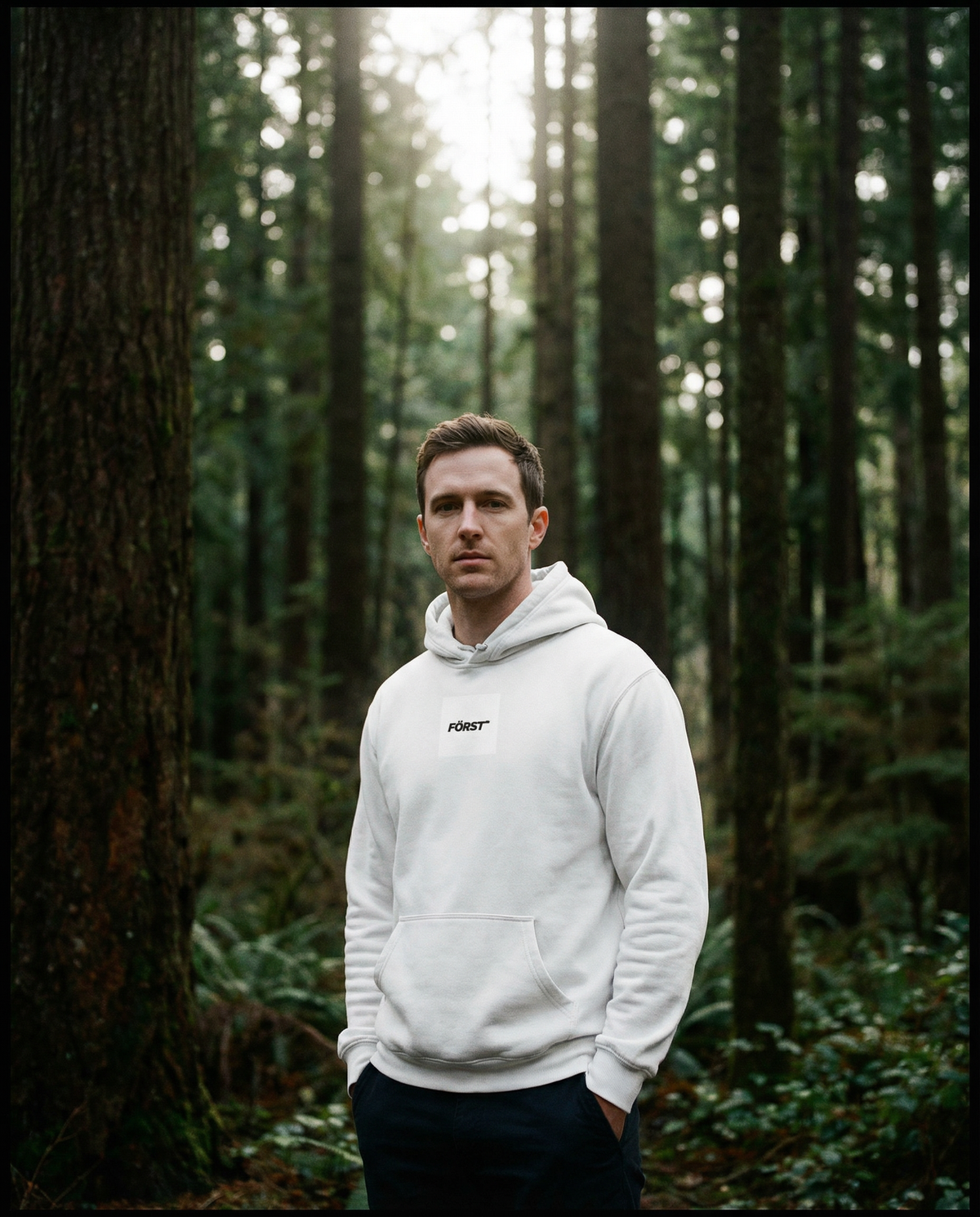 White Top Feller hoodie